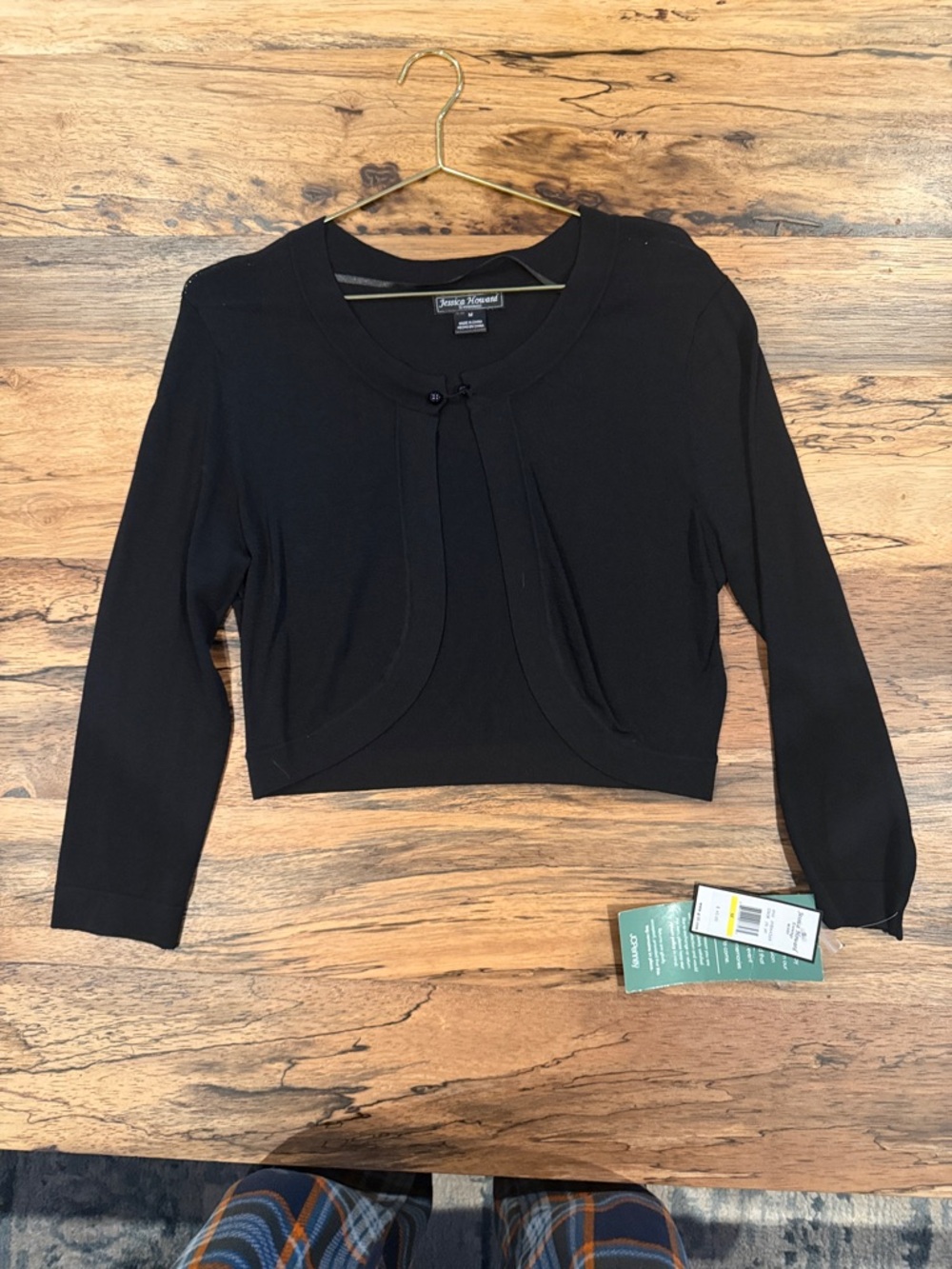 Jessica Howard Black Cropped Bolero Shrug